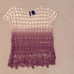 Crotchet shirt